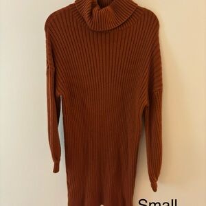 Turtleneck Sweater dress